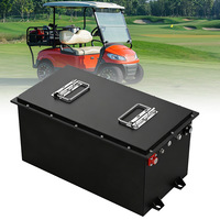 Batterie de chariot de golf LiFePO4 48V 105Ah, pack de batteries au lithium personnalisé 51.2V 150Ah 200Ah 60V 72V pour chariot de golf Club Car, stock US