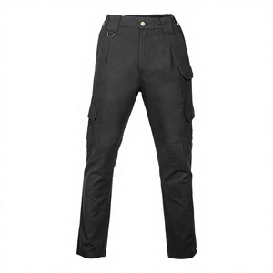 Overol Cargo para Hombre, Estilo Safari, Verde Oscuro, 100% Algodón, Transpirable, Teñido Liso, Corte Regular, Cintura Media, Múltiples Bolsillos con Cremallera, para Otoño - Product Image 2