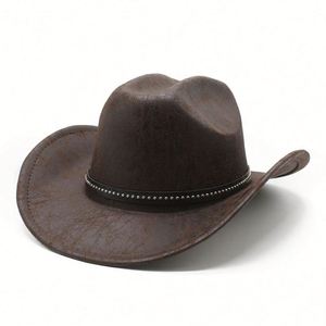 Wholesale Fashion Autumn Winter Vintage New Suede Cowboy <b>Hat</b> - Product Image 2