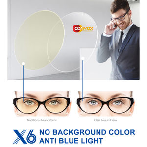 Alta calidad 1,56 Uv420 <span class=keywords><strong>Blue</strong></span> <span class=keywords><strong>Block</strong></span> Eyeglass <span class=keywords><strong>Lentes</strong></span> ópticas Stock Lens <span class=keywords><strong>Blue</strong></span> <span class=keywords><strong>Light</strong></span> Cut <span class=keywords><strong>Block</strong></span> <span class=keywords><strong>Blue</strong></span> <span class=keywords><strong>Lentes</strong></span> ópticas - Product Image 4