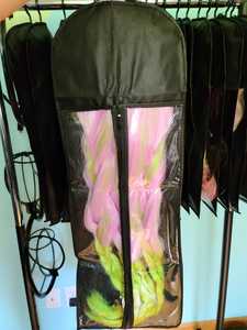 Bolsa de Almacenamiento para Pelucas, Negra, No Tejida, 30*80cm, Personalizable con Logotipo, Muestra Gratis, Portátil, para Extensiones de Cabello, Todas las Temporadas - Product Image 4