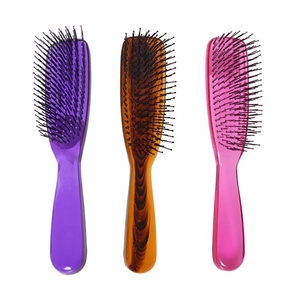 Ex-factory Price Fast Drying Vent Detangle Hair Brush Straight Hair Comb Skin Massage Brush HB4257