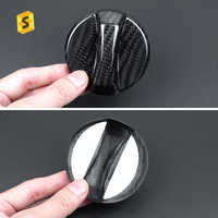 Accessoires en Fiber de carbone Shasha prix usine bouton de réservoir de carburant couvercle garniture capuchon accessoires de voiture en Fiber de carbone pour Camaro 2010-2015