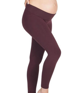 Comodidad personalizada, ropa de gimnasio de maternidad, mallas activas de tiro alto, <span class=keywords><strong>cobertura</strong></span> total <span class=keywords><strong>para</strong></span> <span class=keywords><strong>embarazadas</strong></span>, pantalones de yoga con bolsillo <span class=keywords><strong>para</strong></span> teléfono - Product Image 2