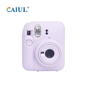 Fujifilm Instax mini 12 용 카메라 가방 인스턴트 카메라 방수 충격 방지 보호 가방 실리콘 케이스