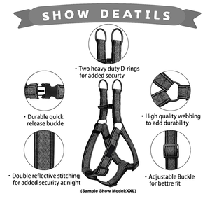 Venta al por mayor caminar otros collares para mascotas, correas arneses perros personalizados arnés de lujo personalizado - Product Image 3