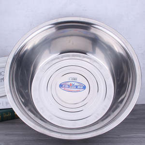 SFB99 806 Bassine de lavage multifonction en acier inoxydable, grande capacité, cuve métallique résistante à la rouille pour mélanger, laver, mariner les aliments - Product Image 5