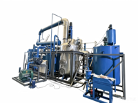 Système de distillation sous vide pour le recyclage d'huiles moteur usagées et de lubrifiants industriels