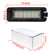 Lumière de plaque d'immatriculation LED pour Golf 4 GOLF4 GOLF5, vente directe à prix réduit