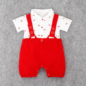 DH031 Ropa para Niños 100% Algodón al por Mayor, Conjunto de Ropa Transpirable de 2 Piezas para Bebés Recién Nacidos - Product Image 4