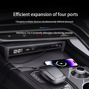 2021-2025 Car Modification Upgrade Car <b>Charger</b> Wired Fast Charging Docking Station Suitable for ZEEKR 001 - Product Image 3