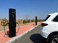 Estación de Carga para Vehículos Eléctricos IP65 de 44kW, Cargador de Pedestal para Instalación Comercial en Interiores y Exteriores
