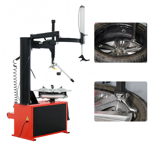 Démonte-pneus et équilibreuse de roues combinées, machine à démonter les pneus, démonte-bordure 980 mm max, capacité 3000 kg, pour jantes 12-24 pouces - Product Image 3