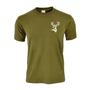 Deer Hunting cotton short sleeve t-shirt for hunter from BJ Outdoor