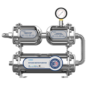 Onder Gootsteen 6 Stadia Verzachten Water Uf Membraan Uf + Cto + Gac + Kdf + Hars + T33 Roestvrij staal Water Filter Drinken Waterzuiveraar - Product Image 2