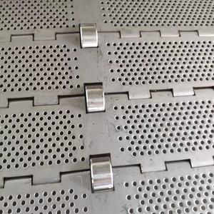 304 כבד 316 נירוסטה רשת חוט פלדה מחורר גיליון שרשרת קישור לוח מסוע חגורה לקירור פחם יכול - Product Image 3