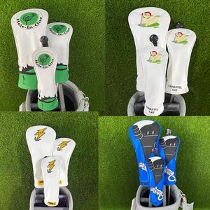 Fundas de Piel Sintética Premium Personalizadas para Palos de Golf, Diseño Complejo OEM, Accesorios de Golf - Product Image 1