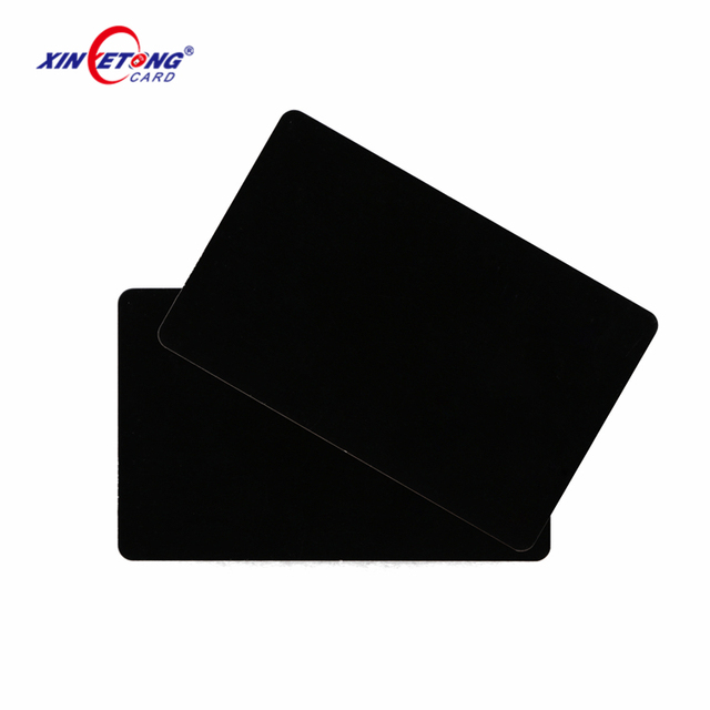 Custom Printable 13.56mhz NFC 213 215 Smart Digital RFID Business PVC Matte Black NFC Card
