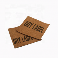 Prix usine coudre sur des étiquettes de patchs en daim personnalisées avec logo de mode en relief pour sacs et jeans