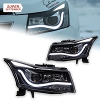 Kit de rénovation de phares pour Chevrolet Cruze 2009-2016, 50W 12V, lentille LED, feux de jour, clignotants au xénon