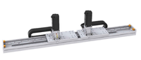 Module linéaire à crémaillère de haute précision, course de 5500 mm, précision de 0,02 mm, robuste, en aluminium et acier à roulement, charge utile de 250 kg, axe 7 pour robot