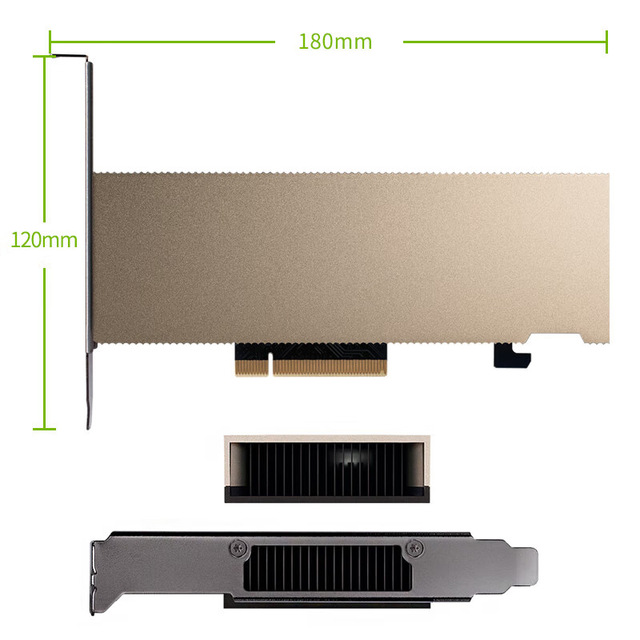For NVIDIA A2 16GB Single-Slot Edge AI Inference GPU PCI Express Interface GDDR6 Video New Computing Acceleration Graphics Card