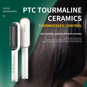 Cepillo Alisador de Cabello de Cerámica Patentado, Calentamiento PTC, 9 Ajustes de Temperatura, Tecnología Iónica, Pantalla LCD, Protección Contra Sobrecalentamiento - Product Image 4