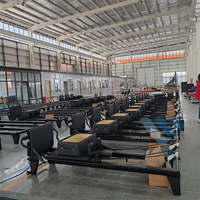 HighWind Équipements de Pilates professionnels : Reformer de Pilates en aluminium avec barre de pieds coulissante pour le renforcement du tronc et le yoga