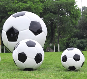 Escultura de Fútbol de Acero Inoxidable para Adornos de Jardín, Escultura de Fútbol de Metal Duradero - Product Image 2