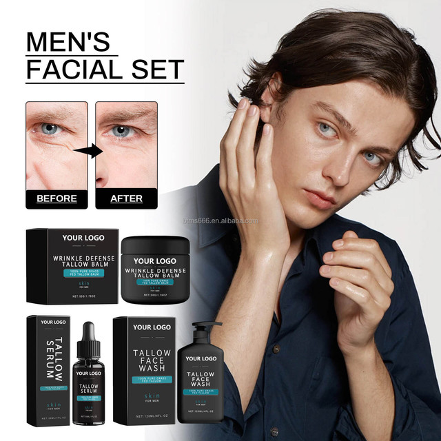 Bettermiss Wholesale Men Skin Care Set Face Cream Serum Moisturizing Repair Oil Control Men's Skin Care Kit Products for Beauty