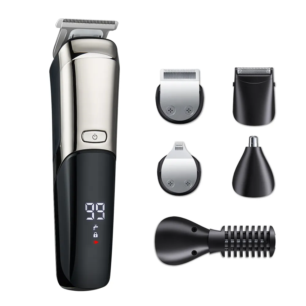 LiLiPRO – tondeuse à cheveux professionnelle 6 en 1, Kit de toilettage tout-en-un, tondeuse à cheveux étanche à faible bruit, vente en gros, Offre Spéciale