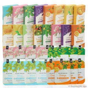 Offre Spéciale soins de la peau des pieds Produit de pédicure de luxe Detox Foot Soak Bain Sel Nourrissant Masque hydratant Spa Pédicure 4 en 1 Kit - Product Image 3