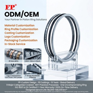 Neuer Kolbenring für MD1B/MD2B/MD3B/MD11C Stahllegierung DLC/PVD-Beschichtung Kundenspezifisch Verfügbar (Direkt ab Werk) - Product Image 1