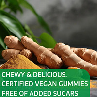 Gummies à haute puissance anti-inflammatoires au curcuma et à la cannelle pour améliorer l'immunité – Gummies gingembre et curcuma