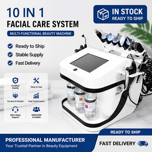 เครื่องมือความงามสำหรับการผลัดเซลล์ผิวแบบไฮโดรอะควา ระดับมืออาชีพ 10 หัวจับ สำหรับทำความสะอาดผิวหน้าอย่างล้ำลึก เหมาะสำหรับใช้ในร้านเสริมสวย - Product Image 2