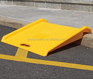 Curb rampa L50cm plastik araba tekerlekli sandalye ve motosiklet yükleme rampaları yol curb araba rampası - Product Image 4