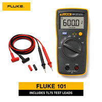   Multimètre numérique portable 101 CAT III 600V Protection IP40 Alimenté par batterie Garantie 1 an Testeur électrique