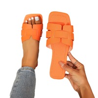 Sandales plates grandes tailles européennes et américaines pour femmes, chaussures de plage, pour l'exportation vers l'Afrique, très vendues en Afrique