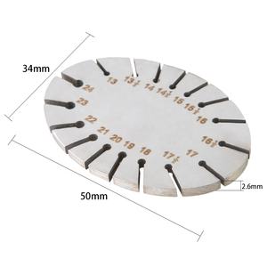 Xiaomi mijia — règle pour cordes de <span class=keywords><strong>Piano</strong></span> en acier inoxydable, Instrument de mesure de diamètre en forme ovale, jauge de fil de <span class=keywords><strong>Piano</strong></span>, chiffres de 13 à 24 - Product Image 2