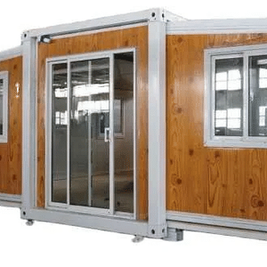 Unité modulaire préfabriquée chinoise, conteneur pliable <span class=keywords><strong>à</strong></span> double aile, maison temporaire pour campement - Product Image 3