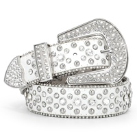 Custom Stylish Rhinestone Belts for Men and Women