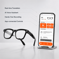 Lunettes intelligentes multifonctionnelles M08, appels mains libres, capture vidéo 1080P, enregistreur vocal, assistant IA, contrôle par application, IP68