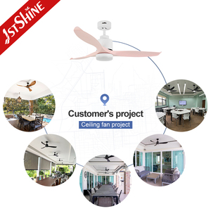 1stshine Couvercle de ventilateur de plafond à <span class=keywords><strong>LED</strong></span> pour éclairage à <span class=keywords><strong>LED</strong></span> à usage humide Lames en ABS Lampe de ventilateur de plafond à économie d'énergie - Product Image 5