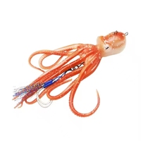 Leurre de pêche souple Inkvader lumineux Deep Sea Glow Octopus Jigs