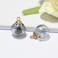 Bouteille compte-gouttes portable en verre avec bouchon à vis et perles pour huiles essentielles et parfums, diffuseur à perles pour collier, bracelet et jonc d'aromathérapie