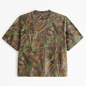 Quần Áo Các Nhà Sản Xuất Mới Đến Nặng Cotton Bất Cây Ngụy Trang In Người Đàn Ông Cắt T-Shirt - Product Image 4