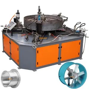 Mesin CNC otomatisasi kipas flanger diameter 1600mm membuat peralatan pendingin industri aksial