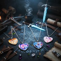 Collier pendentif cœur K-Pop en gros, bijou mode charm, cadeau femme fille, colliers pendentifs tendance