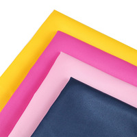Tissu en microfibre 75D Peachskin 100% polyester en rouleaux, microfibre polyester doux pour la peau, idéal pour les uniformes