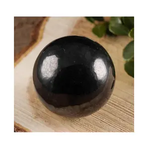 Best Made Jet Black Marble Sphere Ball In Low Wholesale Price